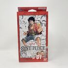 One Piece TCG Card Game Luffy Straw Hat Crew Starter Deck ST-01 English Sealed