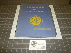 YAMAHA 1965 MODELOS TALLER MANUAL DE SERVICIO NOS 1 CANTIDAD VINTAGE OEM ENVÍO GRATUITO - Imagen 1 de 8