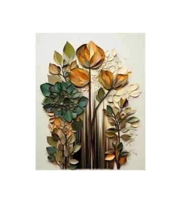 Impresión botánica, póster boho aspecto madera o lienzo decoración de habitación, estilo arte dormitorio14 Foto 1 de 4