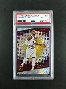 LeBRON JAMES - Cleveland Cavaliers 2017-18 Revolution NBA Basketball PSA 10 #35 - Picture 1 of 2
