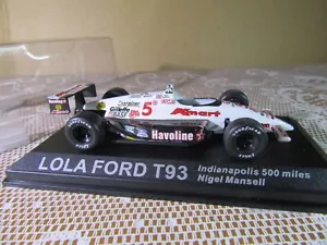 726Y IXO Lola Ford T93 #5 CART 500 Miles Indianapolis 1993 Mansell 1:43 - Foto 1 di 14