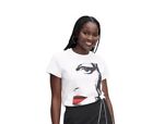 Diane Von Furstenberg DVF x Target Sold-Out White Crew Neck T-shirt Red Lip XXS