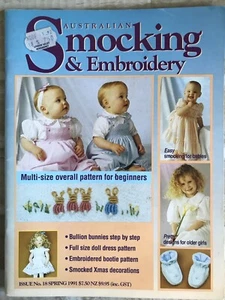 Issue No 18 Australian Smocking and Embroidery Magazine New -6 - Picture 1 of 1