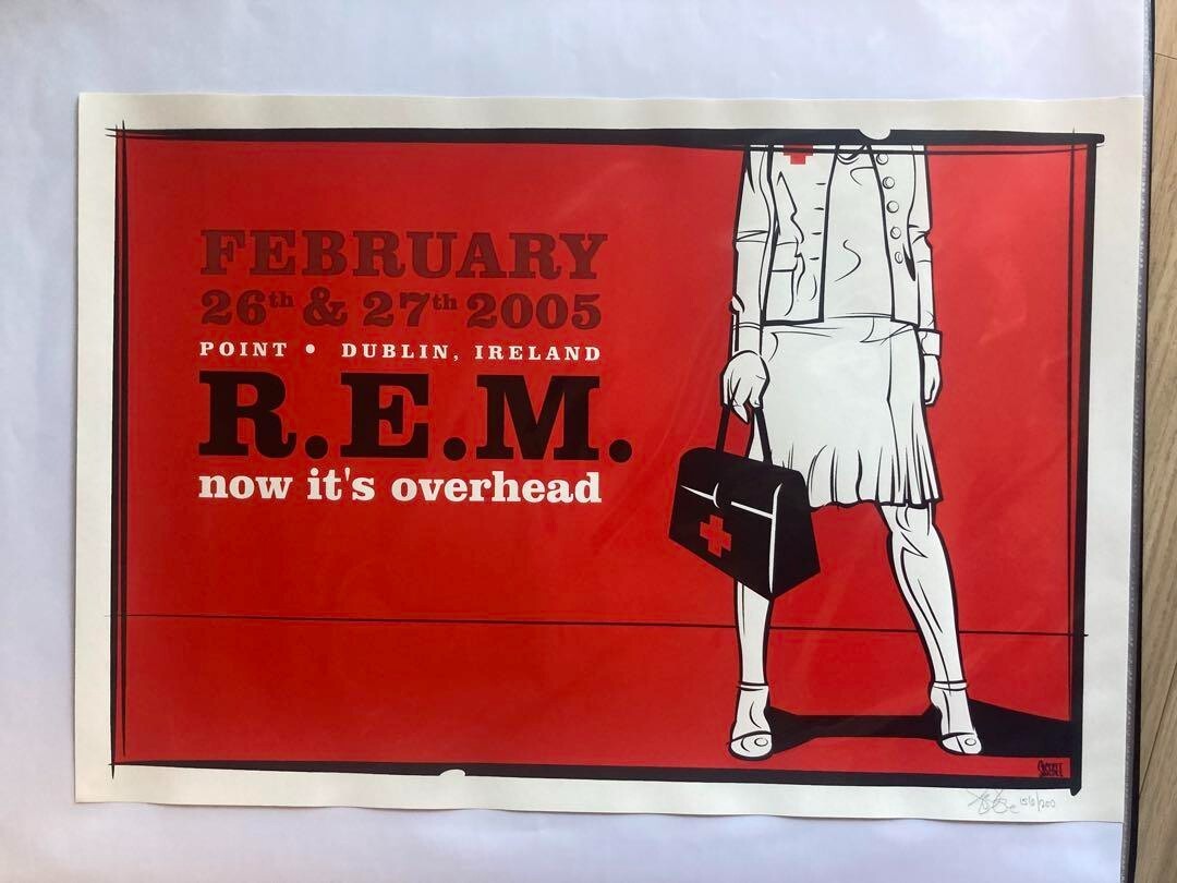R.E.M. アートポスター公式エデション入り