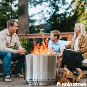 Solo Stove Bonfire 2.0 Wood Burning Stainless Steel Fire Pit Bundle - Picture 1 of 12