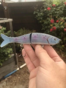 Cebo Deslizante Personalizado S Waver 168 Estilo Cambio de Color Azul Caramelo Kokanee Salmón - Imagen 1 de 5