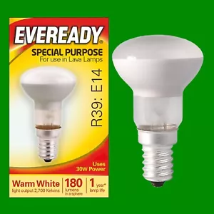 12x 30W R39 Eveready dimmerabile riflettore perla faretto lampada lampadina SES E14 - Foto 1 di 1
