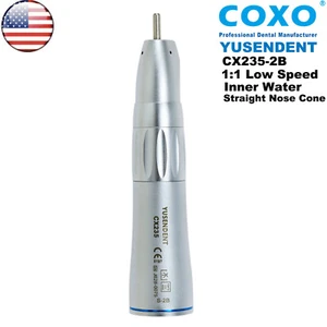 COXO CX235-2B Dental 1:1 Baja Velocidad Recta Pieza de Mano Cono Nariz Agua Interior NSK - Imagen 1 de 20
