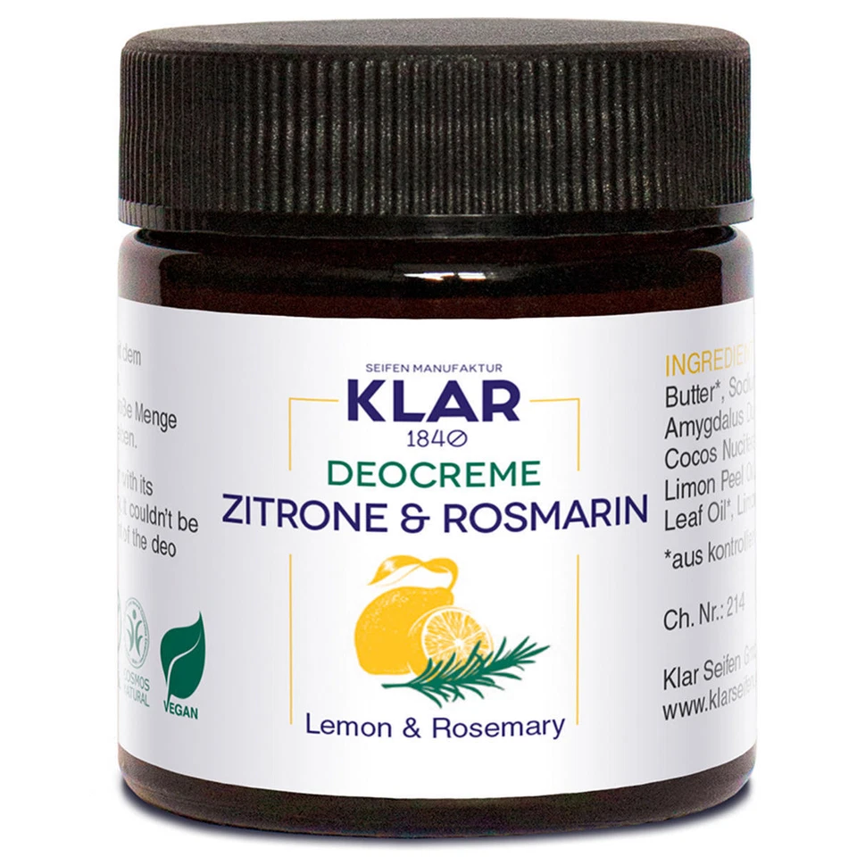 Klar's Deo Creme Zitrone & Rosmarin 30 ml - Bild 1 von 1