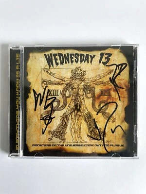 Wednesday 13 – Monsters Of The Universe: Come Out And Plague *SIGNED* CD - Lordi - Image 1 of 4