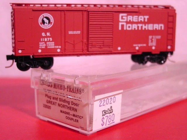 KD 22020-1 GREAT NORTHERN 40' Plug/Slider Box Car #11876 'NEW' N-SCALE - Image 1 of 1