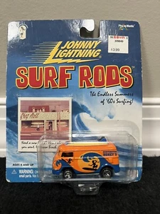 JOHNNY LIGHTNING Surf Rods Volkswagen Bus Huntington Honey's (2000) Sealed - Picture 1 of 3