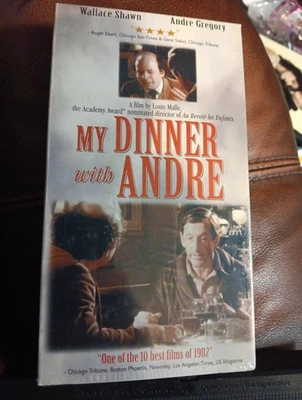 My Dinner With Andre 1982 VHS EXCELLENT Wallace Shawn, Andre Gregory Fast Shippi - Image 1 of 4