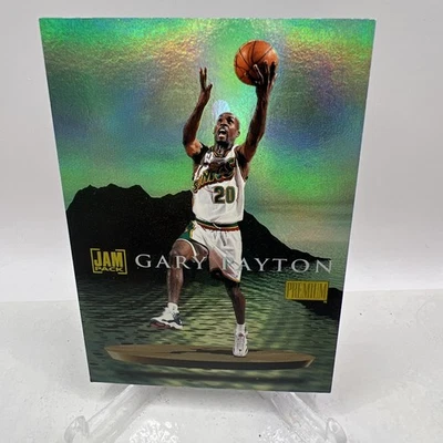 Cartão de inserção Gary Payton 1997-98 Skybox Premium Jam Pack Seattle Supersonics #9 - Imagem 1 de 2