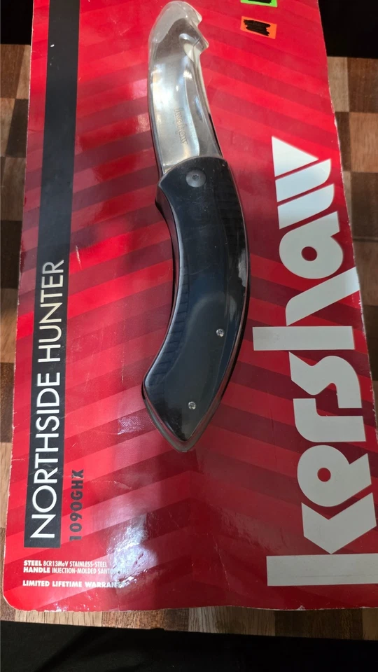 CUCHILLO PLEGABLE KERSHAW 1090GH NORTHSIDE HUNTER CON GANCHO TRIPA NEGRO Foto 1 de 4