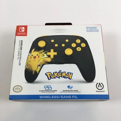 Controlador inalámbrico Power A Nintendo Switch Pokemon Pikachu Ecstatic Mappable Foto 1 de 4