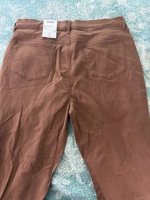 NWT  Sonoma Puebla RUST Brown boyfriend Jeans 18 - Image 1 of 2