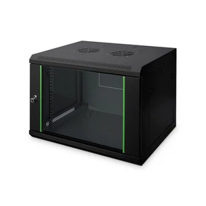 DIGITUS 19" 7HE Wandgehäuse Dynamic Basic 416x600x450 mm Schwarz Netzwerkschrank - Bild 1 von 7
