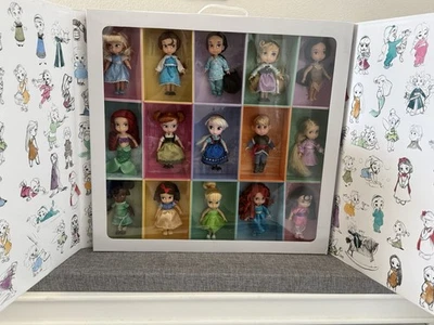 Disney Colección ANIMATORS Mini Muñeca Set de 15 Vitrinas Nuevo Foto 1 de 4