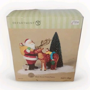 Abt. 56: BRANDNEU - Main Street Town Santa - Snow Village  - Bild 1 von 10