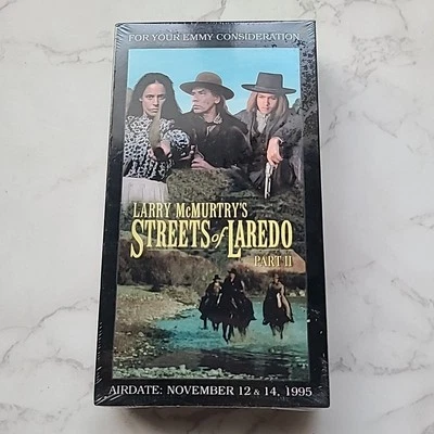 Larry McMurtys STREETS OF LAREDO Part II 2 NEW Sealed VHS Video Tape 1995 90 Min - Image 1 of 4