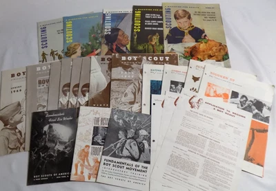 Vintage Boy Scout Magazines Booklets Pamphlets Memorabilia Ephemera - Image 1 of 4