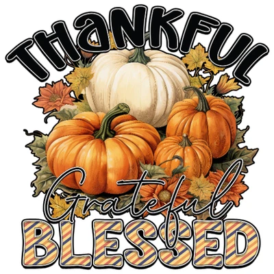 Pegatina de vinilo resistente a la intemperie calcomanía de otoño hojas de cosecha de calabaza hecha a mano gracias Foto 1 de 4