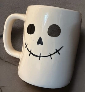 Rae Dunn New Halloween White Ghost Spooky Double Sided Mug - Picture 1 of 8
