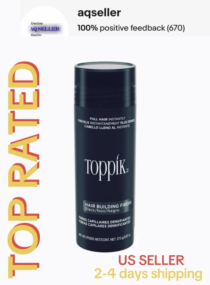 Toppik Hair Building Fibers Black 27.5 - Image 1 of 2