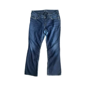 Silver Jeans Suki Mid Slim Boot Sz18/L31 Plus Size Dark Wash - Picture 1 of 10