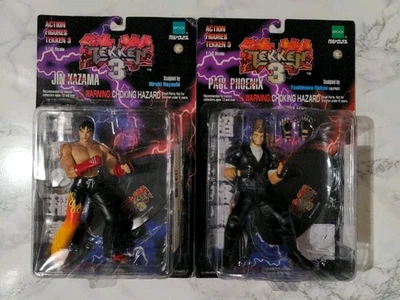Figura 2 Tekken 3 Paul Phoenix & Jin Kazama escala 1/10 época 1998 Foto 1 de 4