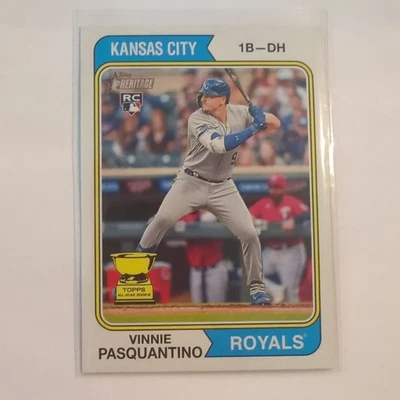 2023 Topps Heritage - #150 Vinnie Pasquantino (RC) - Image 1 of 4