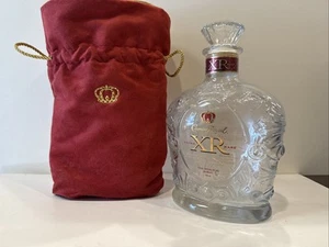 Crown Royal XR Extra Rare RED Empty Bottle & Sack Bag Sleeve Waterloo Distillery - Picture 1 of 8