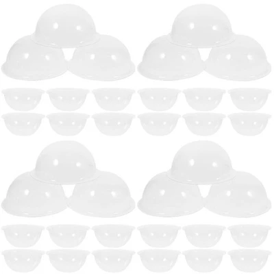  80 Stcs Clear Food Dome Transparent Snack Tablett Deckung Kuchenstaubdichte - Bild 1 von 4