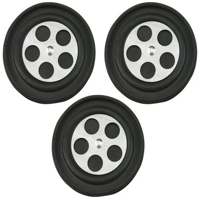 Set of 3 Mikuni Yamaha Triple Carburetor Carb Diaphragm Wave Raider Venture 1100 - Image 1 of 4