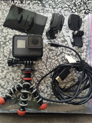 GoPro HERO5 Black Action Camera 4K HD Video with Battery, Mount Frame Bundle - Image 1 of 4