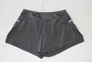 \ Pantalones cortos para correr negros con forro de bicicleta Avia para mujer LG (12-14) bolsillo trasero - Imagen 1 de 11