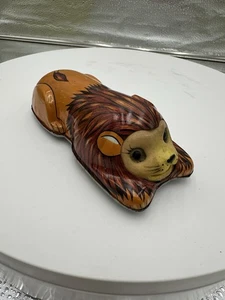 Vintage Metall Brüllender Löwe Reibung Blechspielzeug Made in Japan - Bild 1 von 6