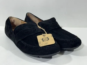 Born Melinda Damenschuhe 8,5 Halbschuhe schwarz Wildleder bequeme Slipper - Bild 1 von 9