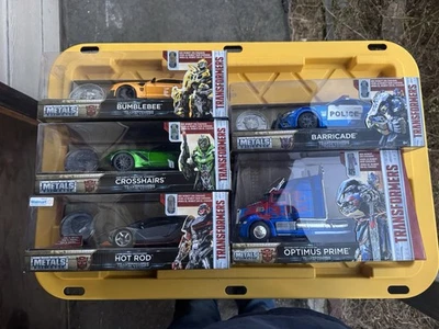 Jada Metal 1:24 Die Cast Transformers Juego Completo con Moneda y Optimus (leer) Foto 1 de 4