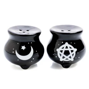 Crystal Wonderland Witches Cauldron Salt & Pepper - Picture 1 of 4