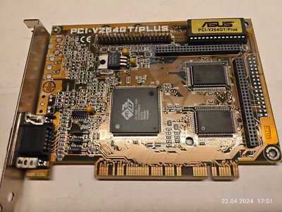 PCI VGA Video Card ASUS PCI-V264GT/Plus (3D Rage II+ DVD) 2 MB SGRAM - Image 1 of 4