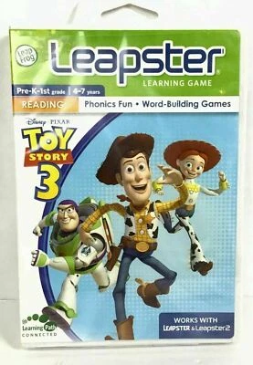 Leapster Learning Game Reading Leap Frog / Disney Toy Story 3 / Buzz Woody  - Image 1 of 2