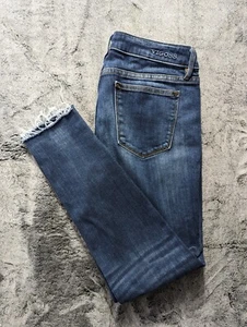Vigoss Jagger Skinny Classic Fit Jeans Women's Size 29 Medium Wash Distressed - Picture 1 of 16