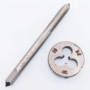 Tap & Die Set HSS 10-32 UNF CNC Flat Tap & 10-32 UNF Die Right Hand - Picture 1 of 4