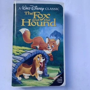 RARE Black Diamond Edition The Fox and the Hound VHS Tape - Walt Disney Classics - Imagen 1 de 3