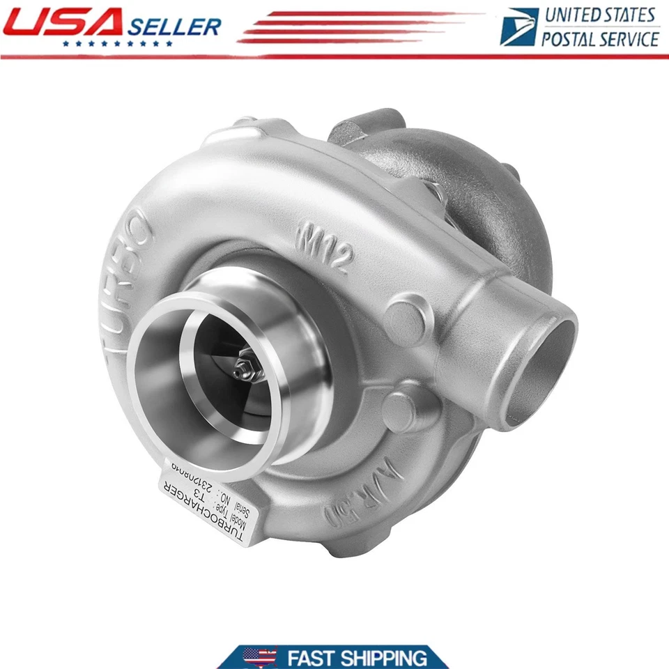 T04E V-BAND Turbocharger Turbo .57 A/R 48.1 Trim 400+ HP T3 Flange Universal - Imagem 1 de 4