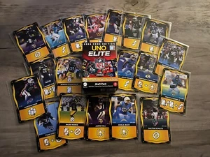 NFL Uno Elite Football Trading Cards You Pick YELLOW Parallel Complete Your Set - Picture 1 of 111