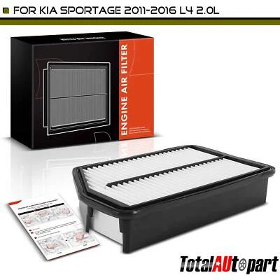 Engine Air Filter for Kia Sportage 2011 2012 2013 2014-2016 2.0L Sport Utility - Image 1 of 4
