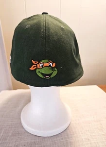 Under Armour Teenage Mutant Ninja Turtle Mikey Ball Cap Hat Fitted L/XL Green - Picture 1 of 5